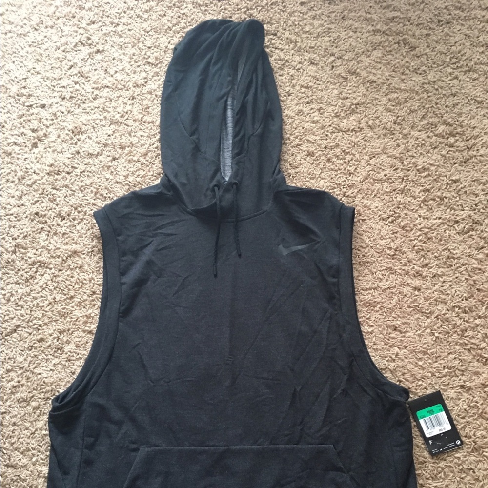 Men's Nike XL Dri-Fit sleeveless hoodie New w/tags