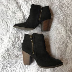 Black Heeled Booties