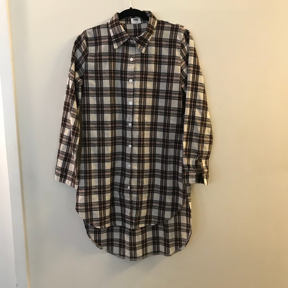 PLAID TUNIC