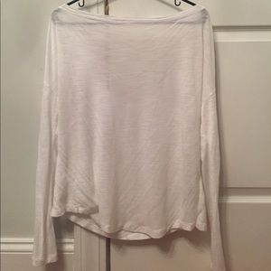 BCBG white long sleeve