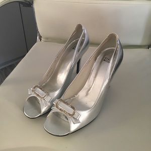 Stuart Weitzman Silver Evening shoes