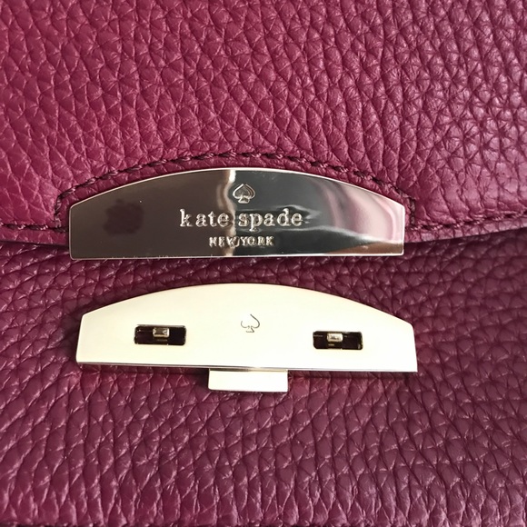 Kate Spade ♠️ Alexya Merlot handbag - Picture 3 of 7