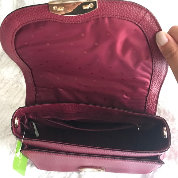 Kate Spade ♠️ Alexya Merlot handbag - Picture 7 of 7