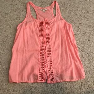 Coral tank top