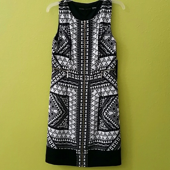 Ivanka Trump block pattern dress - Picture 1 of 4