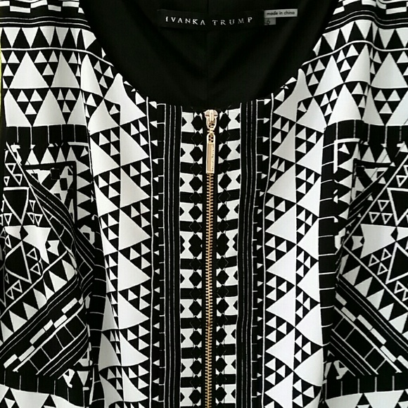 Ivanka Trump block pattern dress - Picture 2 of 4