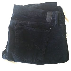 AG navy corduroys