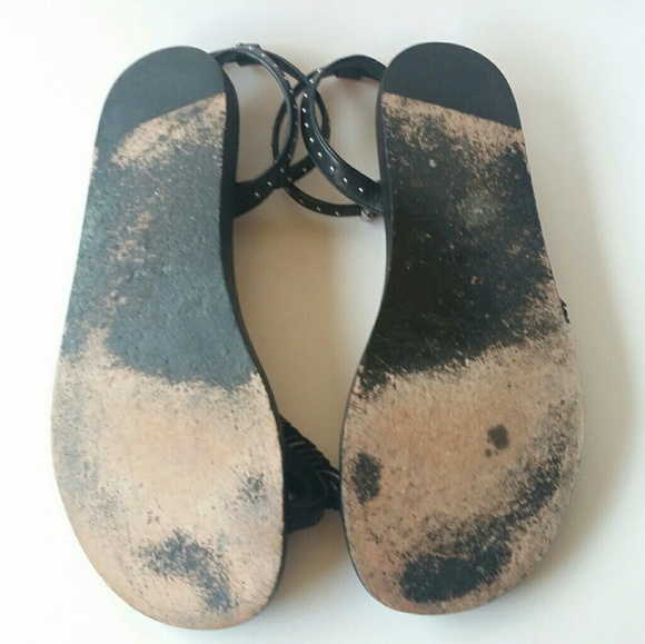 COACH Feather Sandals Ankle Strap Sz 9 - Picture 3 of 7