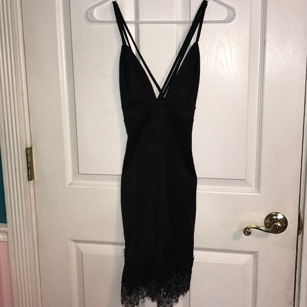 Charlotte Russe slim black dress