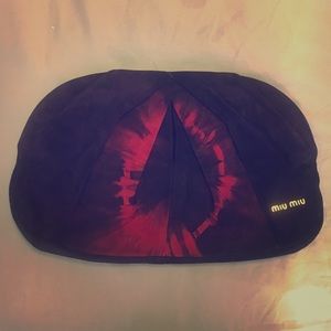 Vintage Miu Miu tie-dye large clutch