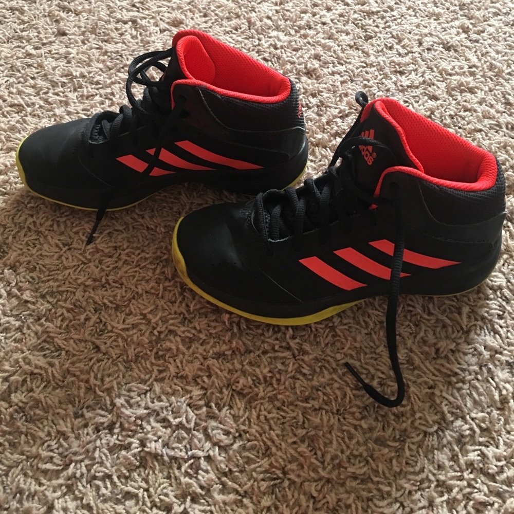 Youth Adidas Basketball shoes.