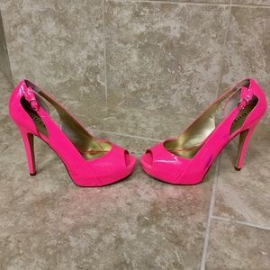 Hot Pink high heels size 9.5