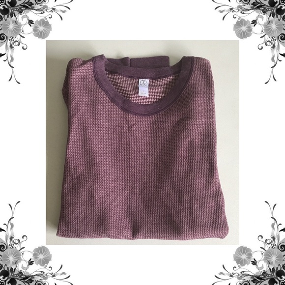 Alternative Apparel Other - {Alternative Apparel} Men's Plum Thermal Shirt