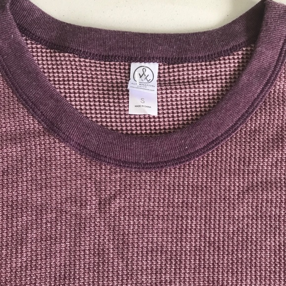 {Alternative Apparel} Men's Plum Thermal Shirt - Picture 4 of 6