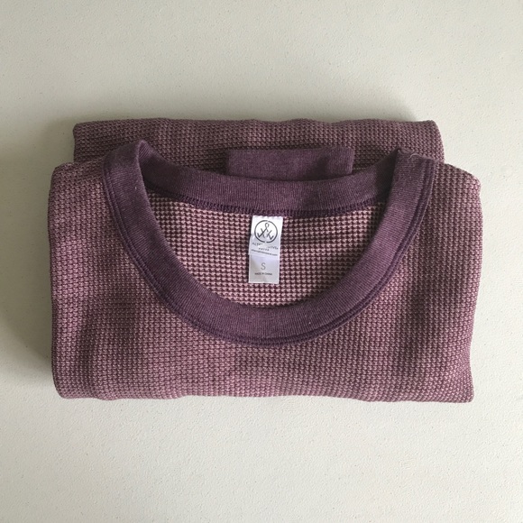 {Alternative Apparel} Men's Plum Thermal Shirt - Picture 6 of 6