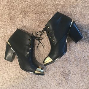 Aldo Gold Tipped Boots