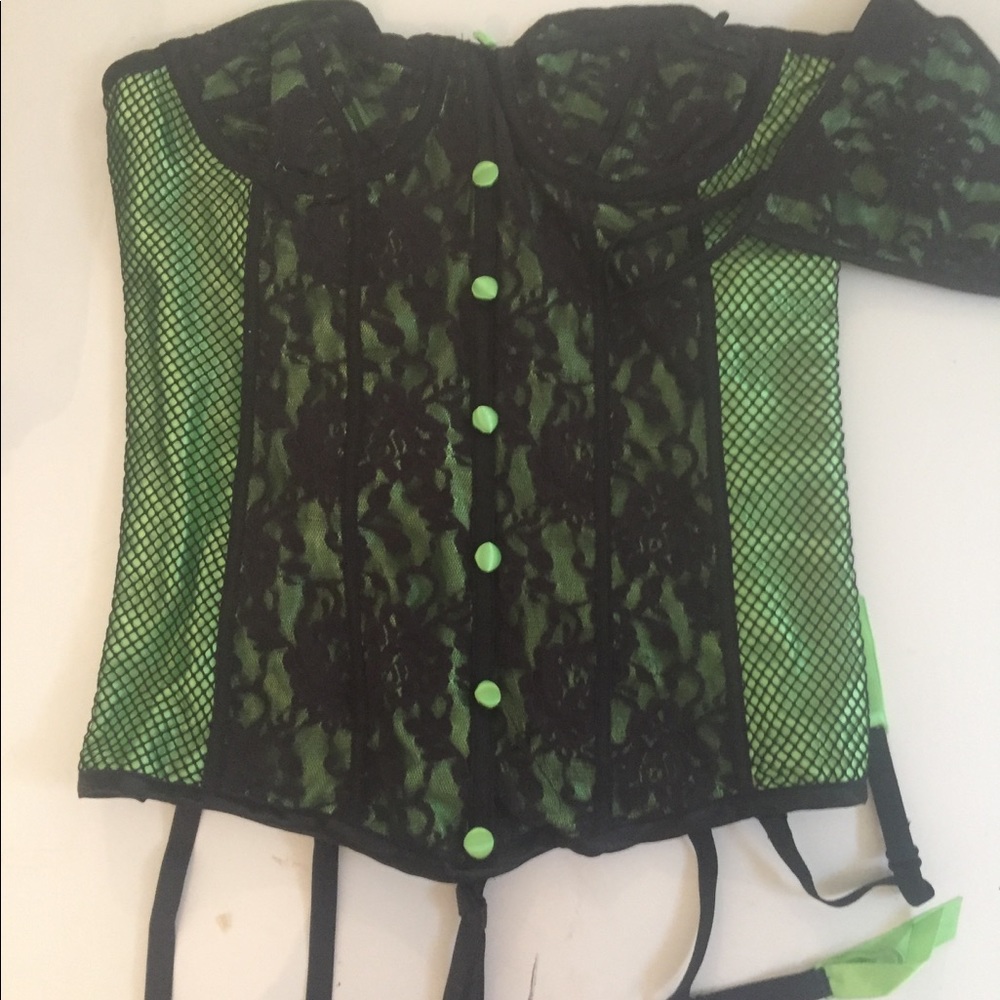 Federick's of Hollywood corset set