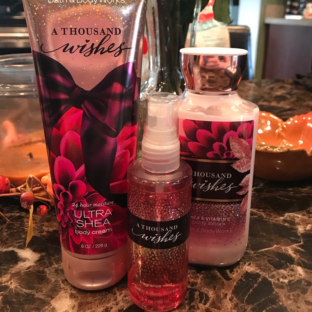 Bath & Body Works A Thousand Wishes bundle