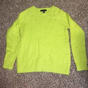 Yellow/Green knit sweater