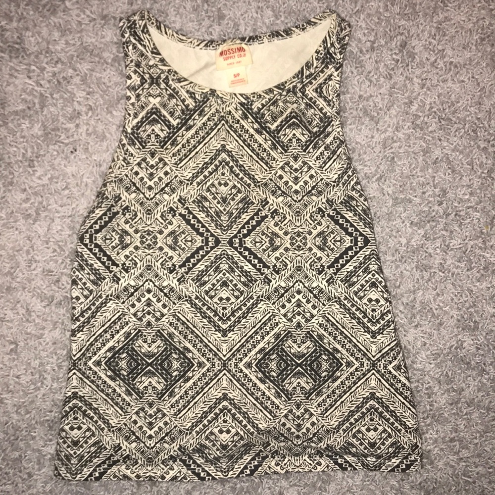 Aztec print tank top