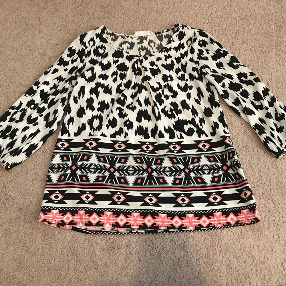 3/4 length top