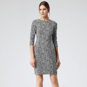 Reiss bodycon cheetah print dress