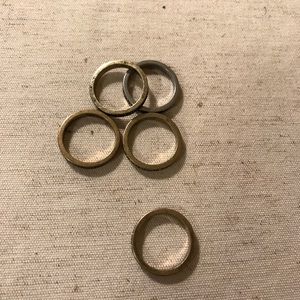 birthstone ring lot of 5