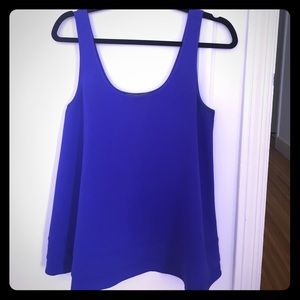 Proenza Schouler electric blue swing top