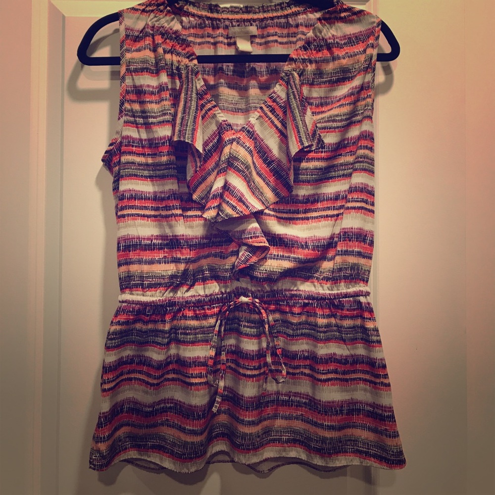 Banana Republic multi colored blouse M