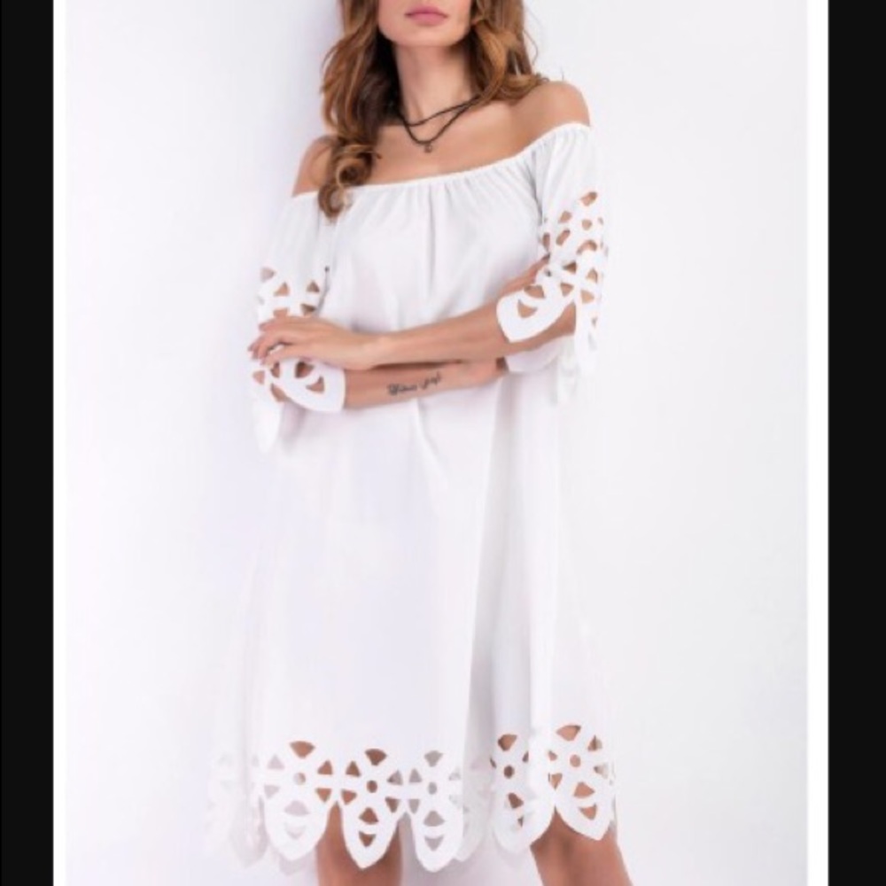 ❗️SALE OFF THE SHOULDER FLARED WOMEN'S DRESS❗️