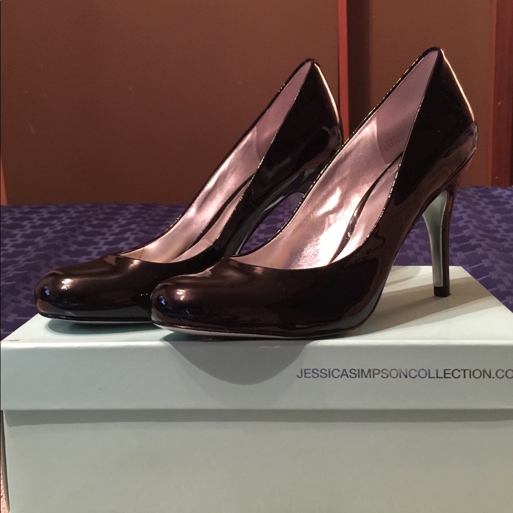 Jessica Simpson Smooth Black Patent