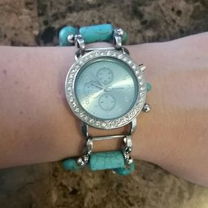 Narmi Watch in Turquoise