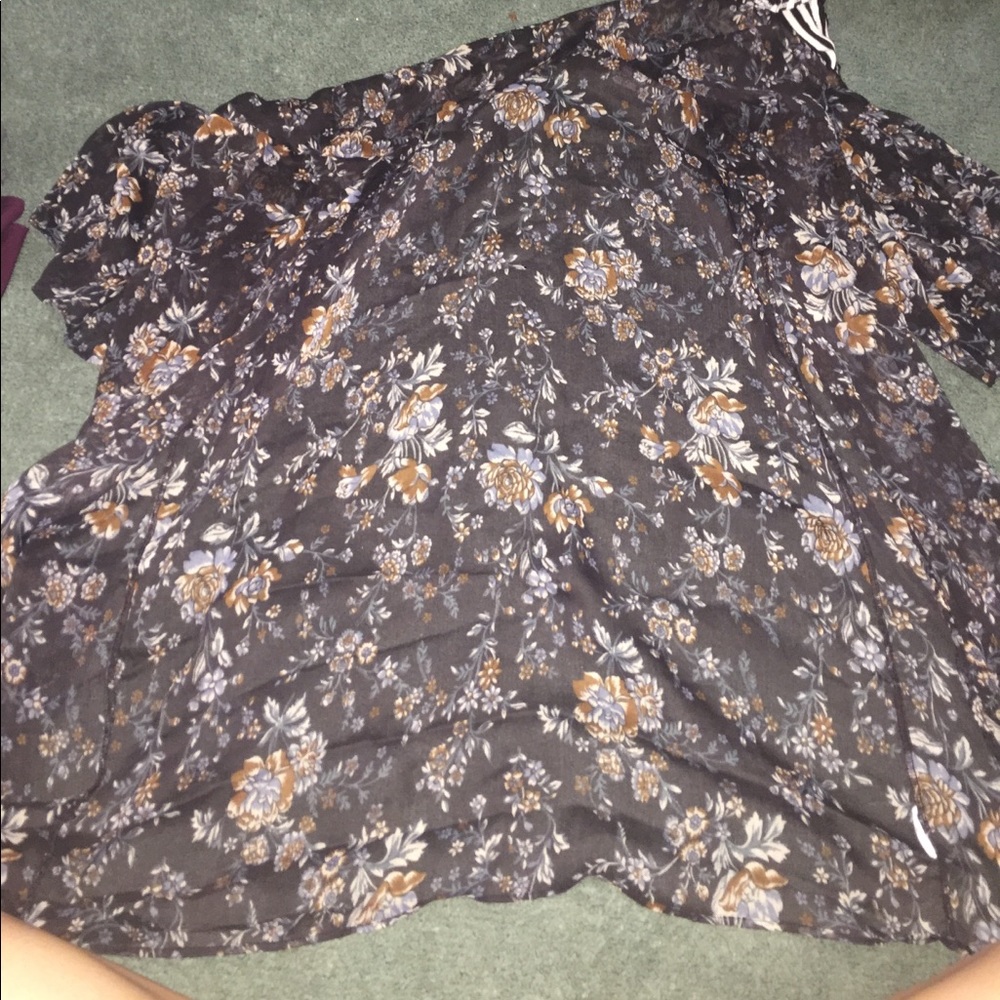sheer cardigan