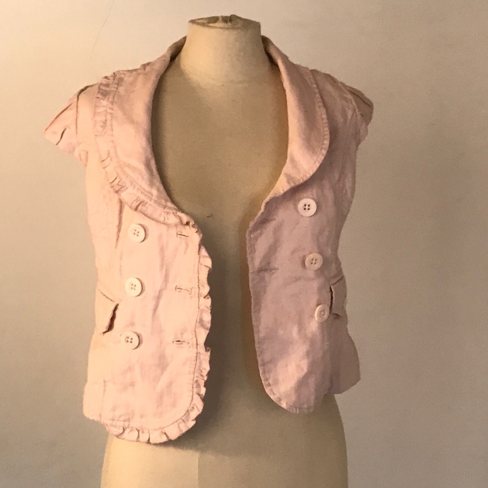 Anthropologie pink jacket