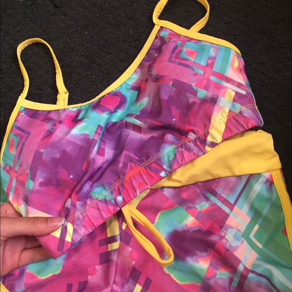 Mosaic Pattern Swim Set - Picture 2 of 2