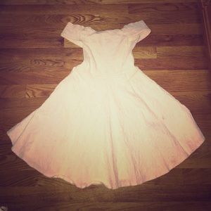 Tiny white fall or summer dress