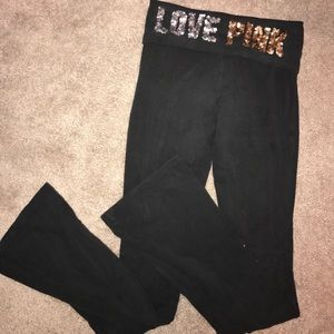 LOVE PINK Sequin Yoga Pants