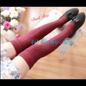 Perfect Boot Socks Dark RED