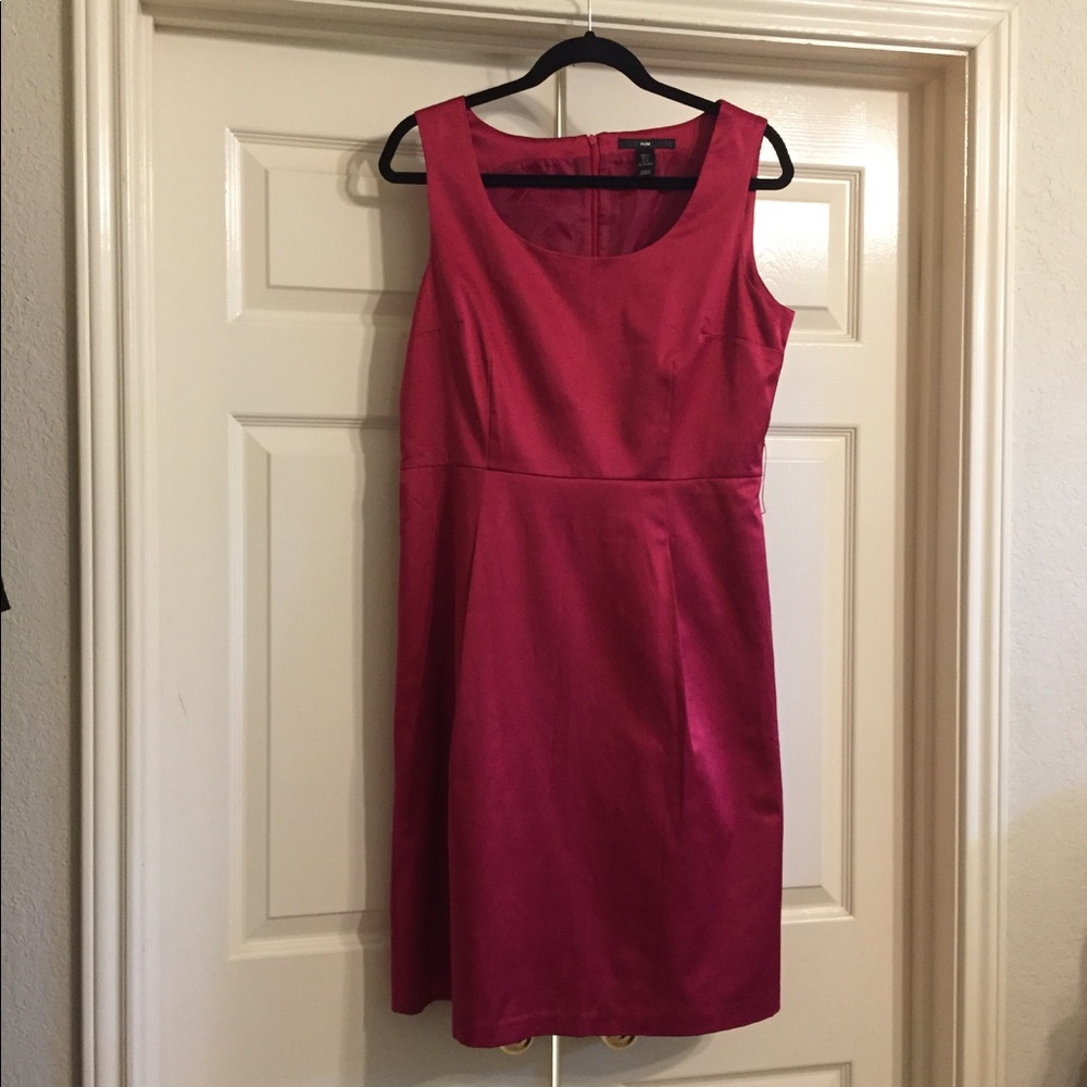 🌸Pink satin shift dress🌸