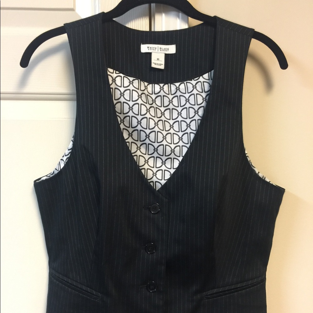 White House Black Market Vest size 10