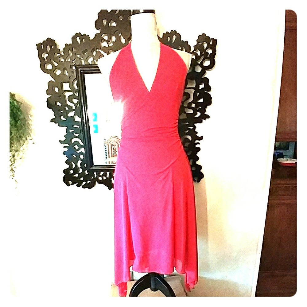LAUNDRY by Shelli Segal Magenta Dress 4