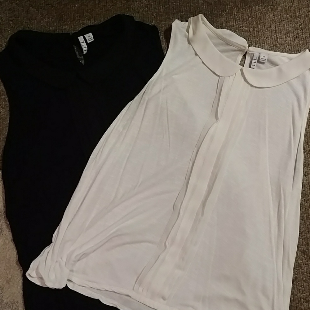 Set of 2 sleeveless tees