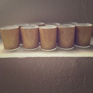 Gold Glitter Votives