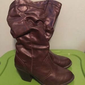 Half calf brown boot Half calf brown boot
