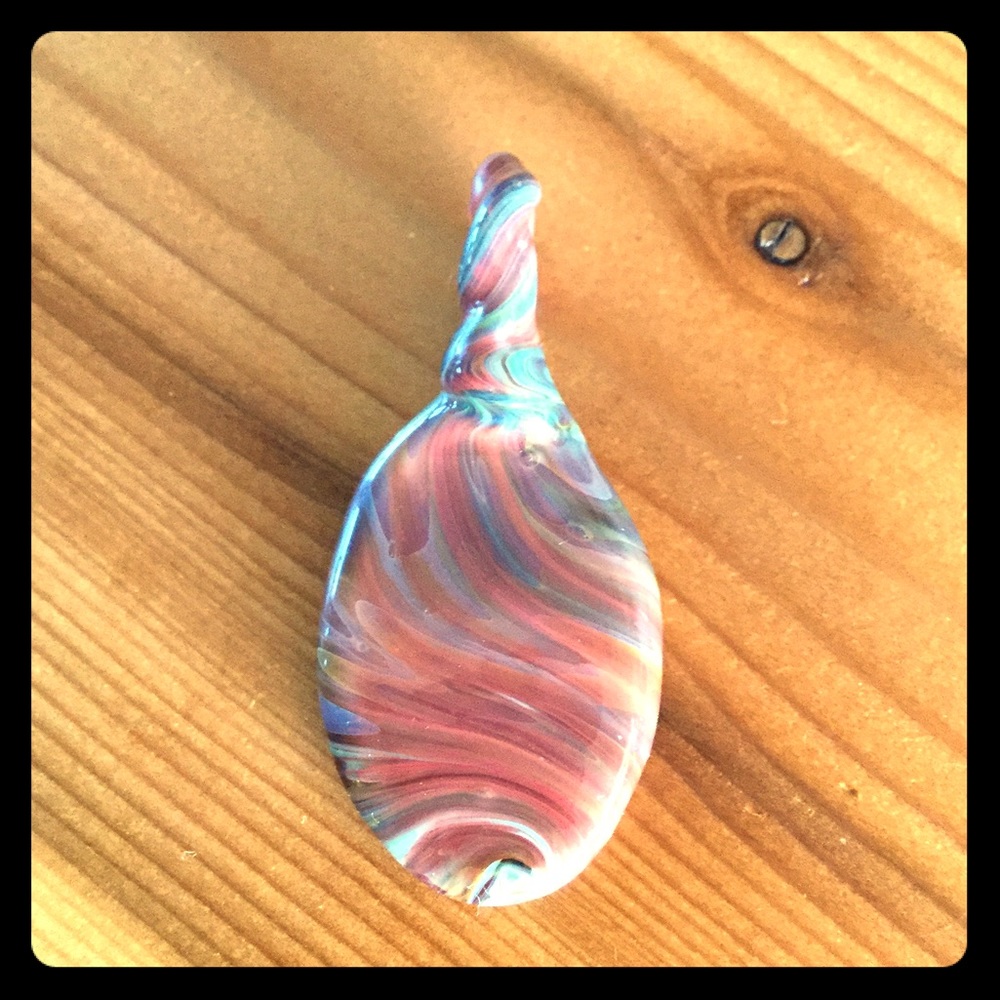 Handcrafted Glass Pendant Necklace