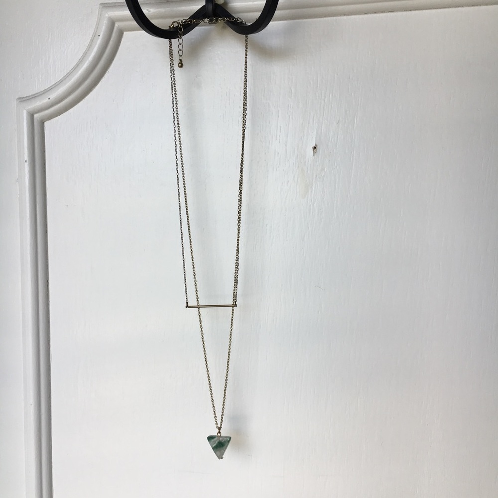 double layer necklace