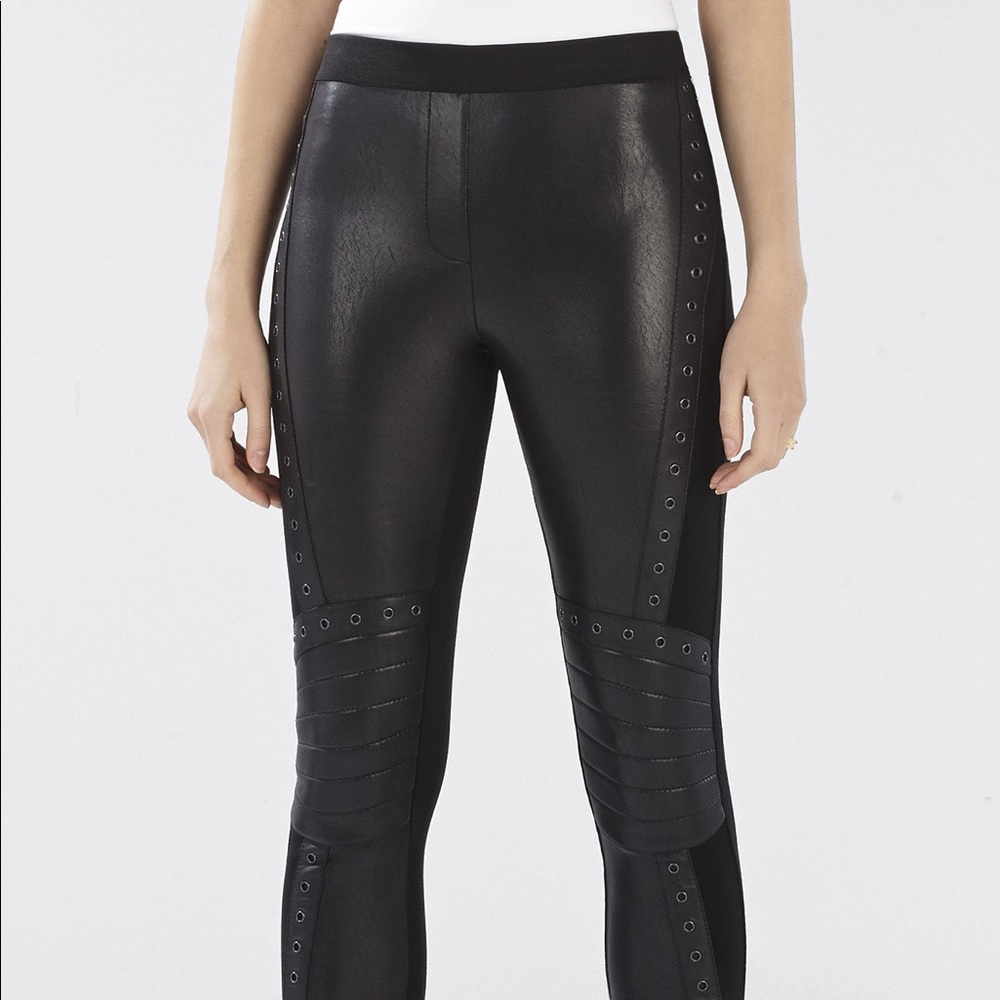 BCBG Eric Eyelet Moto Legging
