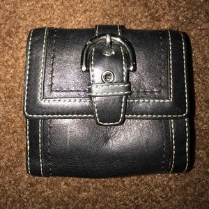 Women's Coach Leather Wallet