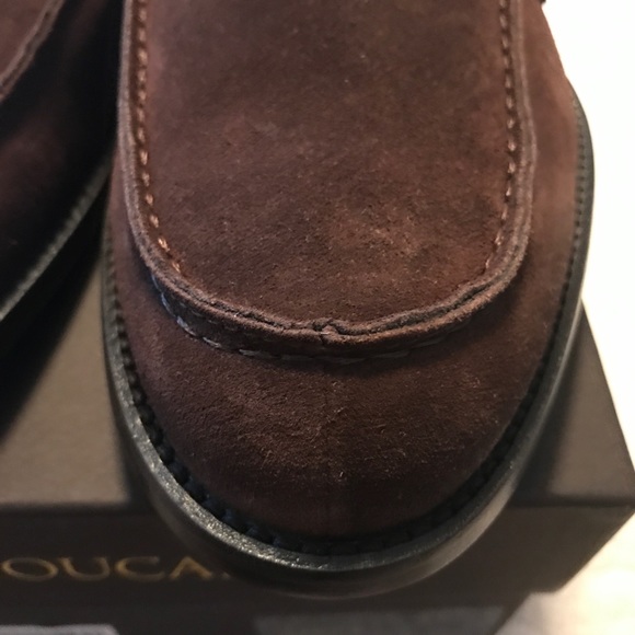 Doucal's Leather Suede Brown Loafers NWT - Picture 6 of 8