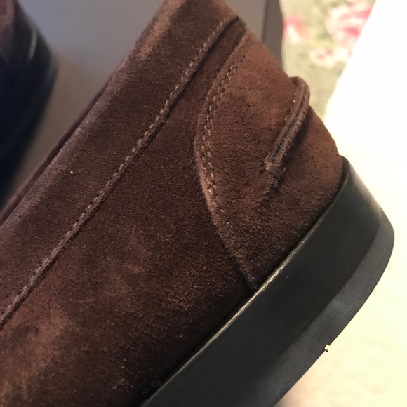 Doucal's Leather Suede Brown Loafers NWT - Picture 7 of 8